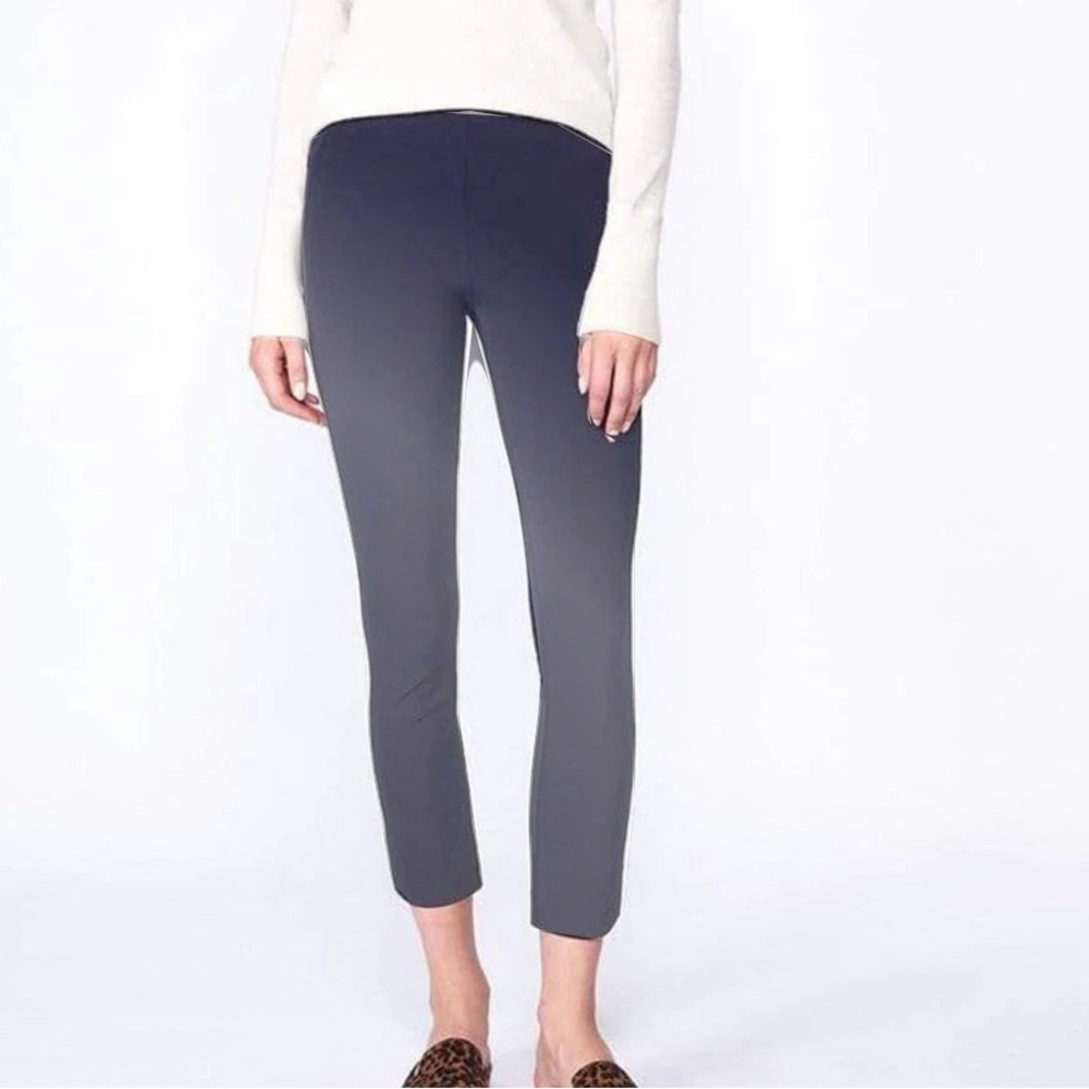Navy Veronica Beard Scuba Ankle Pants